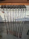 MATCHING SERIAL Ping Eye 2 Iron Set 3-SW Orange Dot Near Mint OG Grips