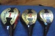 Walter Hagen Haig Model 66430 driver 4/5 woods Pro Flex regular w/headcovers Walter Hagen Haig Model 66430 driver 4/5 woods Pro Flex regular w/headcovers