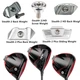 1pcs Taylormade Stealth 2 HD Plus Driver Golf Club Weight Back/Screw/Sliding