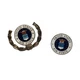 2/Lot United States Air Force Pin Hat Lapel Enamel-Inlay American Military