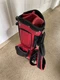 Orlimar Junior Golf Bag with Stand (Ages 8-12) - Black/Red