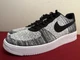 Nike Air Force 1 Flyknit 2.0 Oreo Black White Shoes AV3042-001 Size 17 NEW