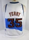 1996-97 Cleveland Cavaliers Danny Ferry #35 Game Issued White Jersey 50th Logo
