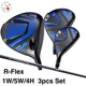 HONMA Golf Tour World TW767 Club Set 3pcs 1W/5W/4H R-Flex Vizard EZ-C Shaft RH