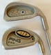 Vintage PING RH Golf Clubs EYE 2 Blue Dot 4 Iron & i3 Black Dot "W" 0-Size Wedge