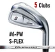 BRIDGESTONE GOLF BX2HT IRON SET #6-PW Diamana BS50i II S-FLEX 5 CLUBS SET