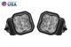 Stage Series 3" Type F2 SS3 Fog Light Kit 1,520 Lumens WHT SAE USA Ship