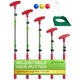 Go For It Golf Kids Putter - Extendable Shaft for Junior Golfers 17-35", Red 