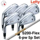 Bridgestone 242CB+ Lefty Iron Wedge 5p 6-pw Set S200-Flex Dynamic Gold 105 Steel