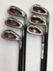 2008 DUNLOP XXIO red 5~PW 6pc MP500 SR-flex IRON SET Golf Clubs H689