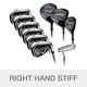 Callaway Edge 10pc Golf Club Set Driver 3W Hybrid Irons Wedges Putter RH