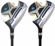 Senior Mens Rife Golf 812s Straight FACE #3 & #5 Fairway Metal Wood "A" Flex Set