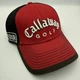 Callaway New Era Golf Red HX Tour FT-5 Mesh, Adjustable Strap-back Hat