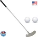 Kacezugi 35 inch Silvery Golf Putter Ambidextrous Right Left Handed Aluminum