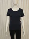 NWT Tommy Hilfiger Women's Classic Logo T-shirt Crew Neck Navy Blue Size XS.