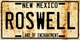 Roswell Alien UFO New Mexico 1960's Style Weathered License Plate