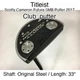 Titleist Scotty Cameron Futura 5MB Putter 2017 putter Putter 33" Original Steel