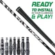 Mitsubishi Kai'li White Stiff Flex Shaft w/ Adapter Tip and Grip Installed