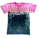 Beatles T Shirt Tie Dye Tee Y2k Concert Tour Top Merch pink HANDMADE