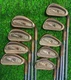 Ping Eye 2 Beryllium Copper Black Dot Iron set True Temper Stiff shaft, RH, +.5"