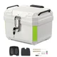 AHR 36L Motorcycle Top Case White Tour Tail Box Scooter Trunk Storage Backrest
