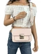MICHAEL KORS SLOAN EDITOR MEDIUM FLAP SHOULDER MESSENGER BAG POWDER BLUSH