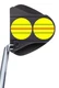 ODYSSEY TRIPLE TRACK 2-Ball ***YELLOW*** DECALS - No Cutting!  Just Apply!