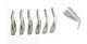 AGXGOLF LOTUS SERIES IRONS SET 3-9 HEADS ONLY! 17-4 STAINLESS STEEL .370 HOSEL 