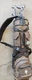 FULL SET MEN'S STARTER GOLF CLUBS 4 WOODS 9 IRONS CART BAG PUTTER & EXTRAS