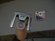ODYSSEY 2-BALL F7 Putter Golf Club RH, EXCELLENT! Incl Headcover & FLAT CAT GRIP
