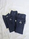 2 ADAR Scrubs Sets & 1 Scrub Top - Women&rsquo;s XXS - Navy Blue - 5 Piece Scrub Lot