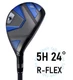 HONMA TOUR WORLD TW767 HYBRID UTILITY 5H LOFT 24&deg; R-FLEX VIZARD EZ-C w/HC