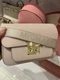 Michael Kors Medium Sloan Editor Flap Messenger Crossbody Bag Handbag Purse Pink