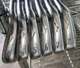 Mizuno MP 57 Forged Cut Muscle Iron Set 4-8PW Dynamic Gold  Steel Shafts RH