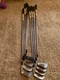 Left Handed Mizuno MP 68 Muscle Back Iron Set Stiff Blades