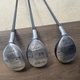Thomas Golf AT705 Lot Of 3 Hybrid Iron Graphite Shaft Original Grip LH