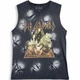 Def Leppard Distressed Tank Top Women's L Tour Til We Drop 1983 Bleached Studded