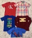 Boys M (10-12) 5 Piece Top Lot Oshkosh - Calvin Klein - Spider Man - TMNT