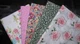 5 Piece Fat Quarter Lot "Multi-Color #3" 100%Cotton~Quilt Top Block Fabric~Craft