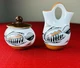 VTG 2 LOT Mini Pottery Signed Jemez Pueblo Native American Home Decor Culture