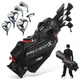PGM 12PC Men Complete Golf Club Set Driver, Fairway, Hybrid, Irons, Putter, Bag