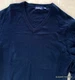 Jack Nicklaus Mens Sweater Size XXL Navy Blue V-Neck Golden Bear 2XL Golf Y2K
