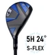 HONMA TOUR WORLD TW767 HYBRID UTILITY 5H LOFT 24&deg; S-FLEX VIZARD EZ-C w/HC