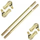 2 Tie Rod Sets for Yamaha Kodiak 450 4WD YFM450 2003 2004 2005 2006