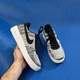 US Men's size 7.5 Nike Air Force 1 Flyknit 2.0 Black/White Oreo AV3042 001 Rare