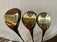 MacGregor Tourney Tommy Armour  693T ? Driver 693W #3  925w #5 Wd Persimmon Set