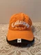 NEW ERA CALLAWAY GOLF BASEBALL HAT ADJUSTABLE CAP ORANGE WHITE HX TOUR FT-3  B