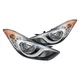 For Hyundai Elantra 11-13 Driver & Passenger Side Headlight Set CAPA Certified