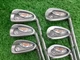 PING G10 Iron Set 6pcs 6-PW-UW PING AWT Steel Flex X Black Dot