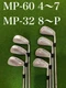 Mizuno MP60/MP32 Combo Iron Set of 7 4-Pw DGS200 Steel Shaft
